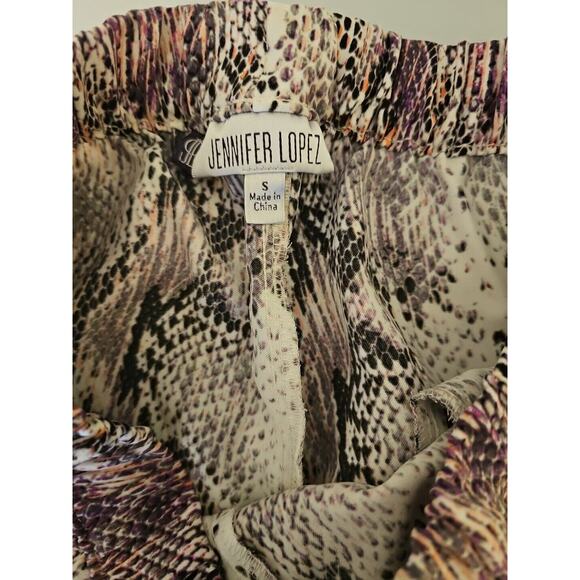 Jennifer Lopez Animal Print Soft Lightweight Pull-on Joggers size S - Picture 6 of 9